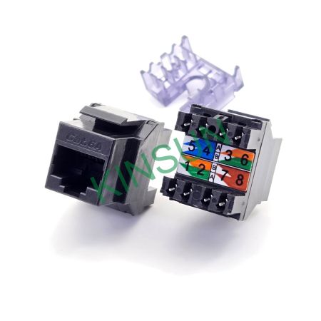 IDC keystone jack CAT6A utan skärm (3203-serien)